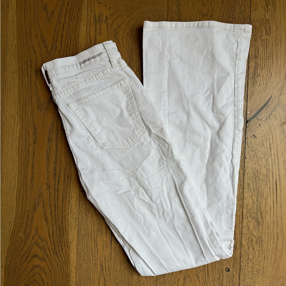 Current/Elliot White Bootcut Jeans Sz 27